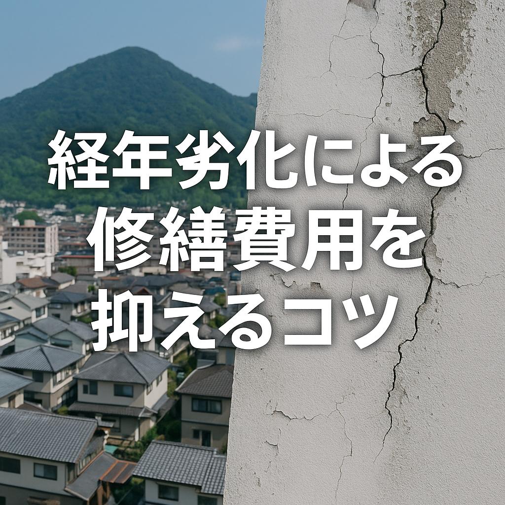 熊野町で安心！経年劣化による修繕費用を抑えるコツ